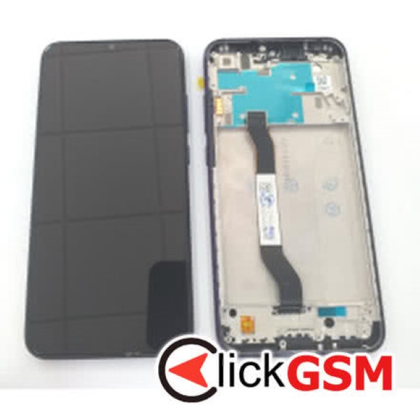 Piesa Display Cu Touchscreen Si Rama Mov Xiaomi Redmi Note 8 3ad2