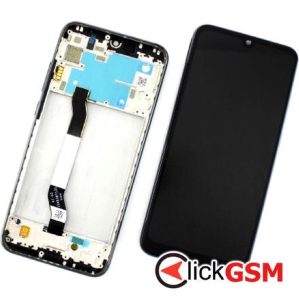 Piesa Display Cu Touchscreen Si Rama Neagra Xiaomi Redmi Note 8t 4m34