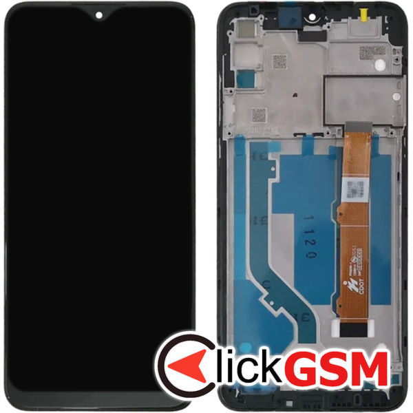 Piesa Display Cu Touchscreen Si Rama Negru Alcatel 1s 2020 24i7