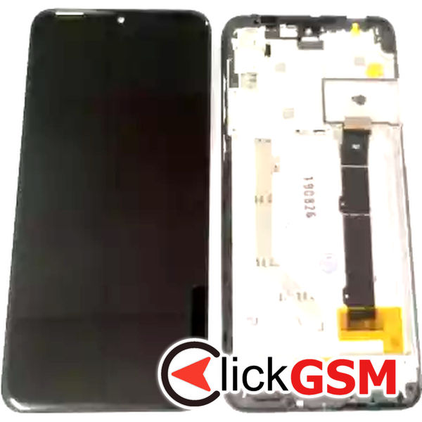 Piesa Display Cu Touchscreen Si Rama Negru Alcatel 1s 2020 2ljp