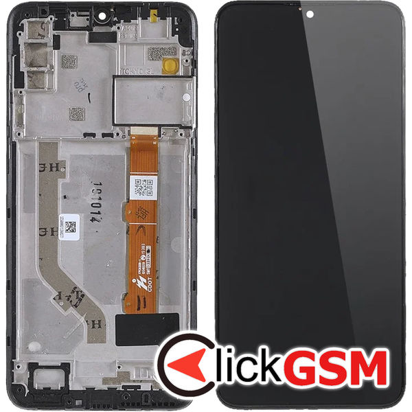 Piesa Display Cu Touchscreen Si Rama Negru Alcatel 1s 2zgw