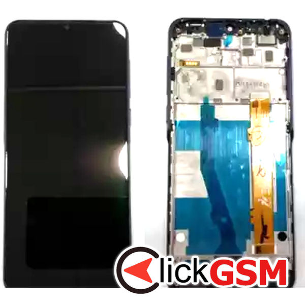 Piesa Display Cu Touchscreen Si Rama Negru Alcatel 3 2019 2n9k