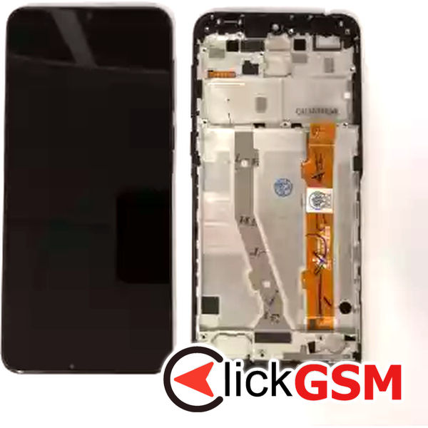 Piesa Display Cu Touchscreen Si Rama Negru Alcatel 3l 2prf