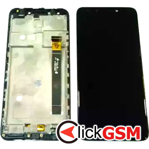 Piesa Piesa Display Cu Touchscreen Si Rama Negru Alcatel A7 30k4