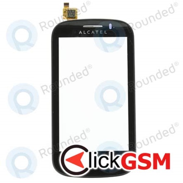 Piesa Display Cu Touchscreen Si Rama Negru Alcatel Onetouch Pop C3 27di