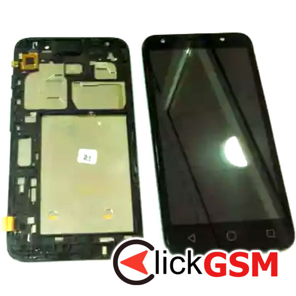 Piesa Display Cu Touchscreen Si Rama Negru Alcatel U5 Hd 30mm