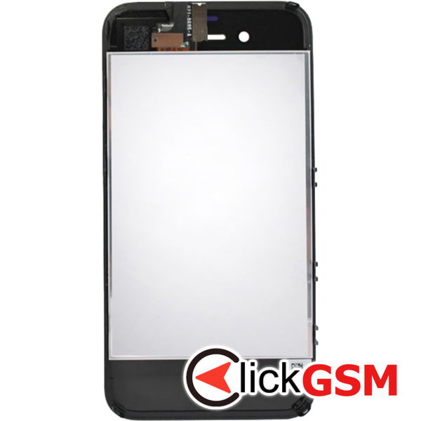 Piesa Display Cu Touchscreen Si Rama Negru Apple Iphone 4s 46kq