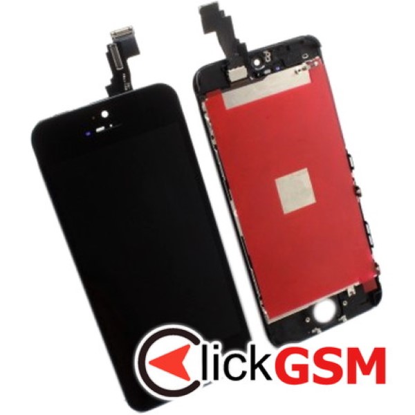 Piesa Piesa Display Cu Touchscreen Si Rama Negru Apple Iphone 5c 1knx