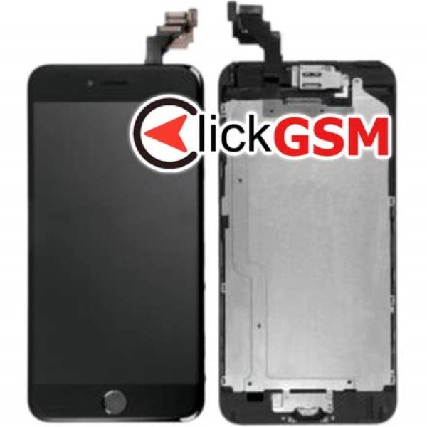 Piesa Display Cu Touchscreen Si Rama Negru Apple Iphone 6 Plus Pzh