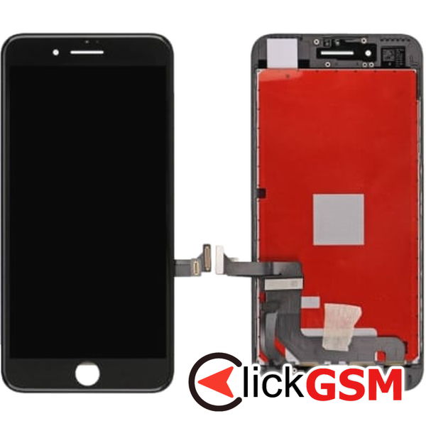 Piesa Piesa Display Cu Touchscreen Si Rama Negru Apple Iphone 8 Plus 2dcb