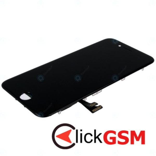 Piesa Piesa Display Cu Touchscreen Si Rama Negru Apple Iphone Se 2022 3spp