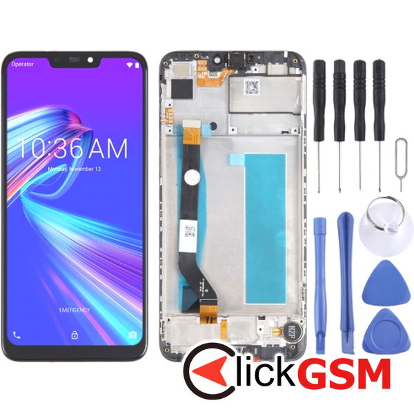 Piesa Piesa Display Cu Touchscreen Si Rama Negru Asus Zenfone Max M2 2598