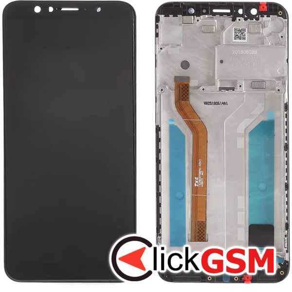 Piesa Display Cu Touchscreen Si Rama Negru Asus Zenfone Max Pro 4qkr