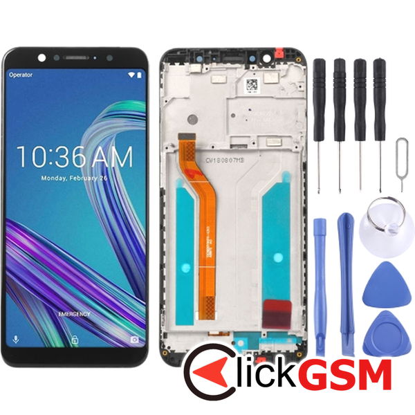 Piesa Piesa Display Cu Touchscreen Si Rama Negru Asus Zenfone Max Pro M1 2592