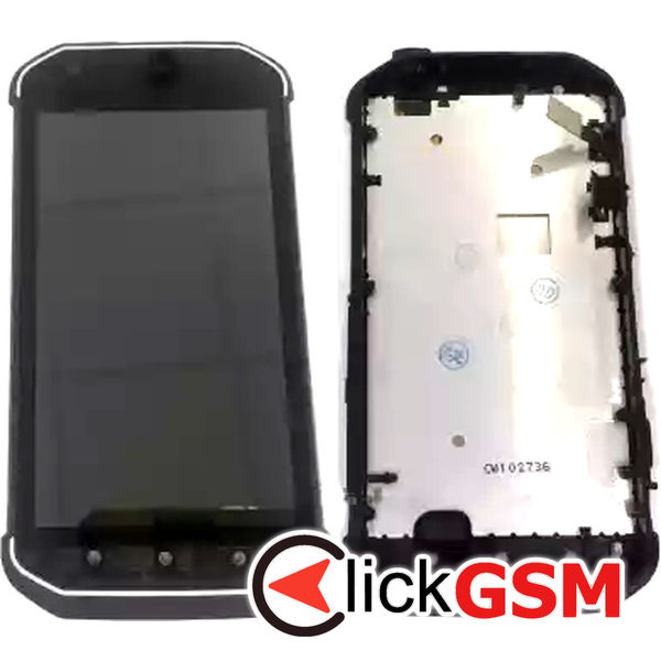 Piesa Display Cu Touchscreen Si Rama Negru Cat S40 2ost