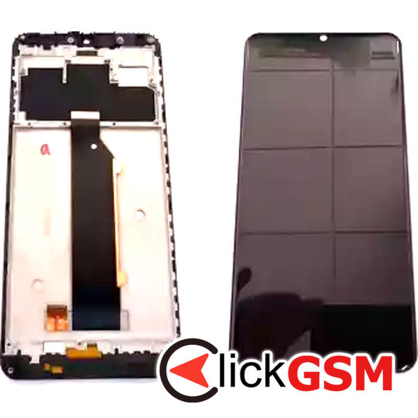 Piesa Piesa Display Cu Touchscreen Si Rama Negru Cubot Note 20 2o9d