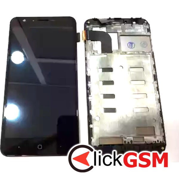 Piesa Display Cu Touchscreen Si Rama Negru Doogee Y6 2hv4