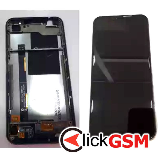 Piesa Display Cu Touchscreen Si Rama Negru Elephone A4 2ir0