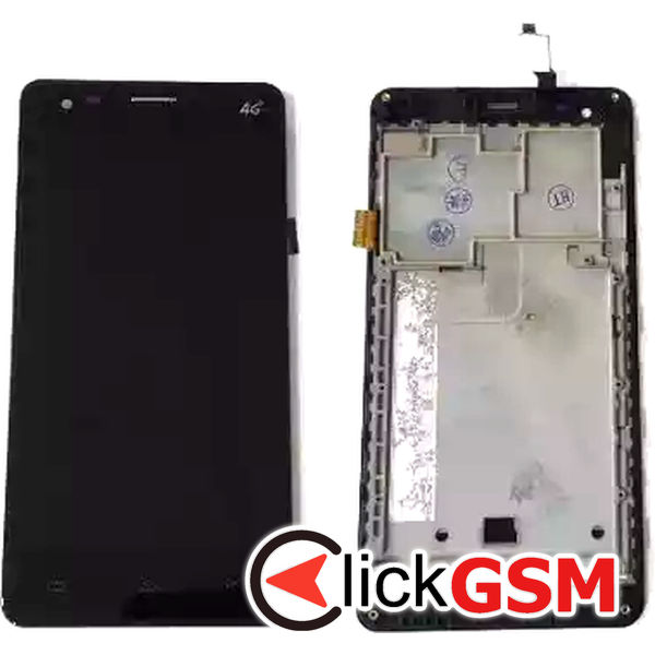 Piesa Piesa Display Cu Touchscreen Si Rama Negru Elephone P3000s 2ipu