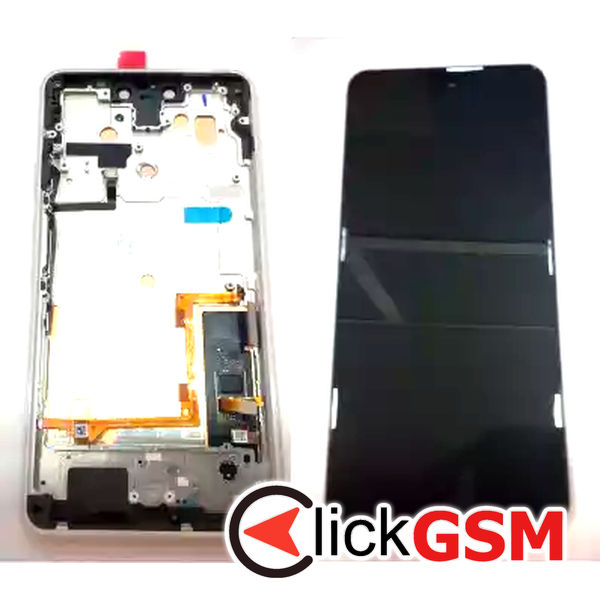 Piesa Display Cu Touchscreen Si Rama Negru Google Pixel 3 Xl 2rlw