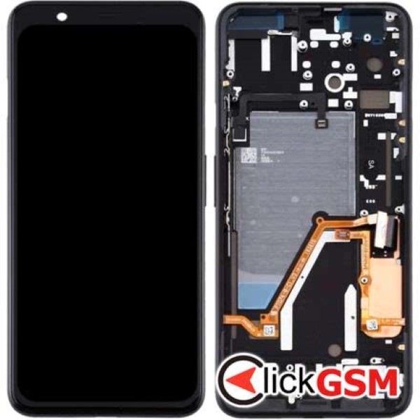 Piesa Piesa Display Cu Touchscreen Si Rama Negru Google Pixel 4 Xl 288r