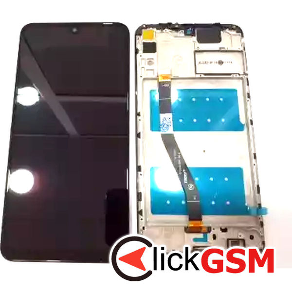 Piesa Display Cu Touchscreen Si Rama Negru Honor 8x Max 18vg