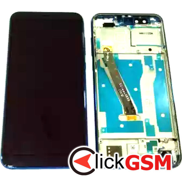 Piesa Display Cu Touchscreen Si Rama Negru Honor 9 Lite 18we