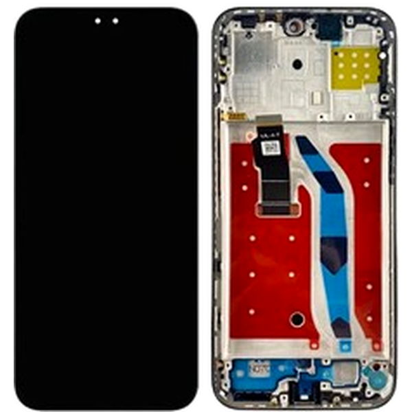 Schimbare Display cu TouchScreen, Rama Negru Honor X8c · For Honor X8c 4G Grade S AMOLED Screen and Digitizer Assembly + Frame (without Logo) - Black