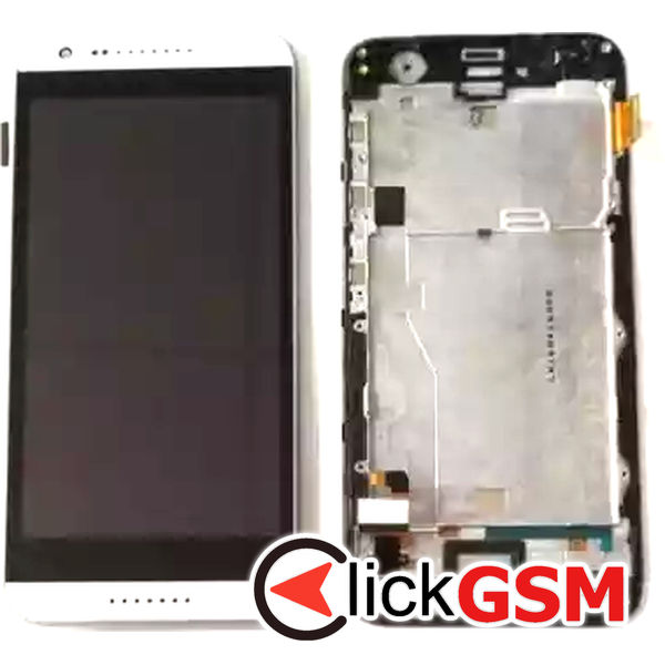 Piesa Display Cu Touchscreen Si Rama Negru Htc Desire 620 19fq