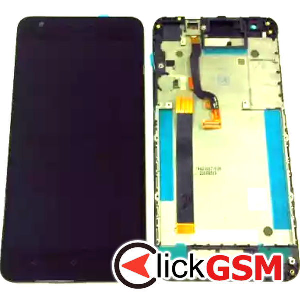 Piesa Display Cu Touchscreen Si Rama Negru Htc Desire 825 19h3