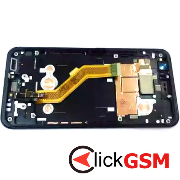 Piesa Piesa Display Cu Touchscreen Si Rama Negru Htc U11 19u8