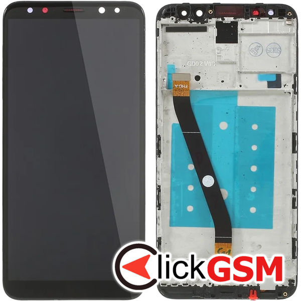 Piesa Display Cu Touchscreen Si Rama Negru Huawei Mate 10 Lite 4rg3