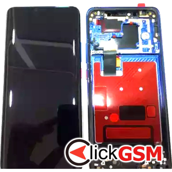 Piesa Display Cu Touchscreen Si Rama Negru Huawei Mate 20 Pro 12c8