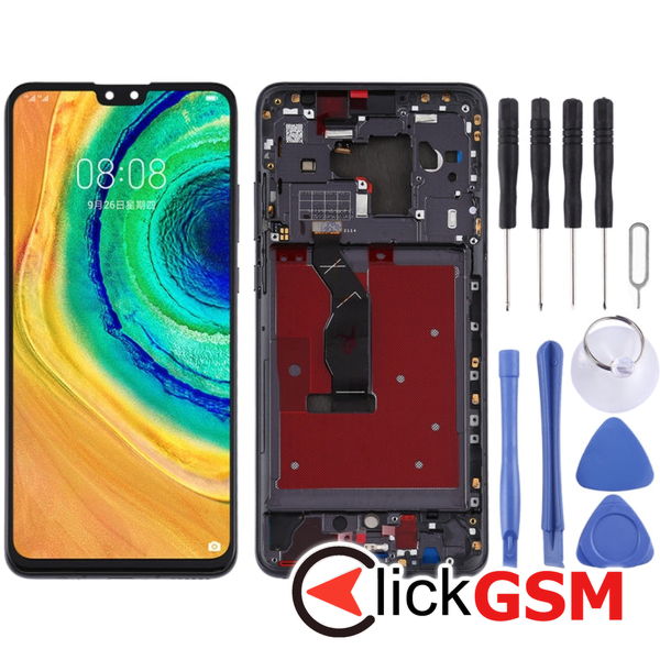 Piesa Display Cu Touchscreen Si Rama Negru Huawei Mate 30 304p