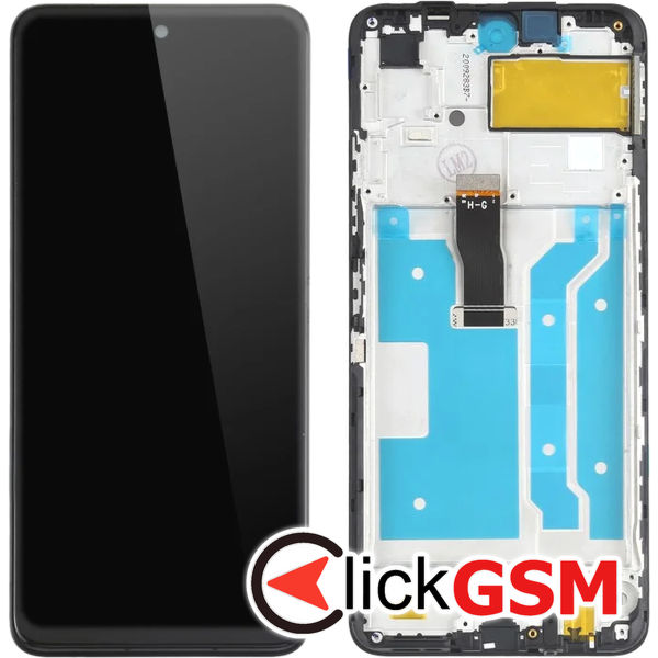 Piesa Display Cu Touchscreen Si Rama Negru Huawei P Smart 2021 4rvk