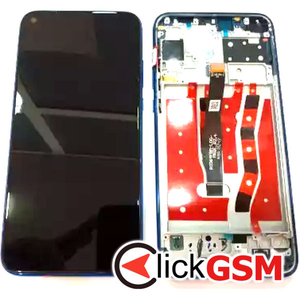 Piesa Piesa Display Cu Touchscreen Si Rama Negru Huawei P20 Lite 2019 Hr0