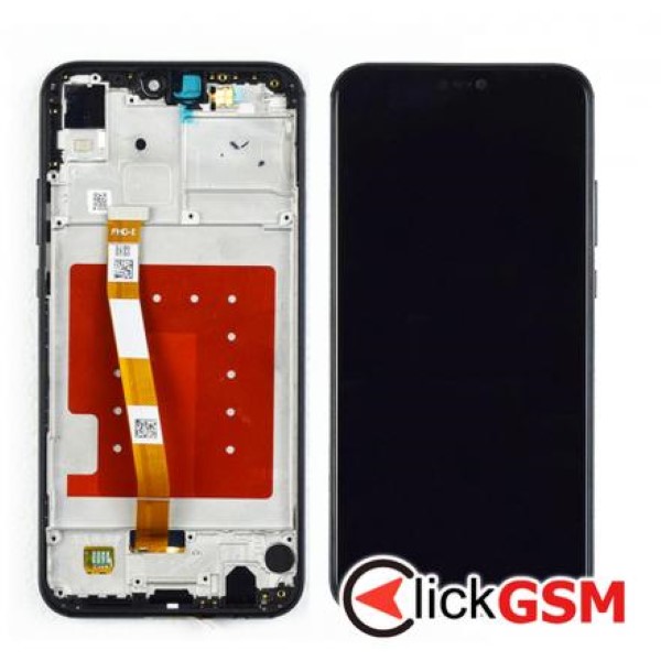 Piesa Piesa Display Cu Touchscreen Si Rama Negru Huawei P20 Lite 2wjt