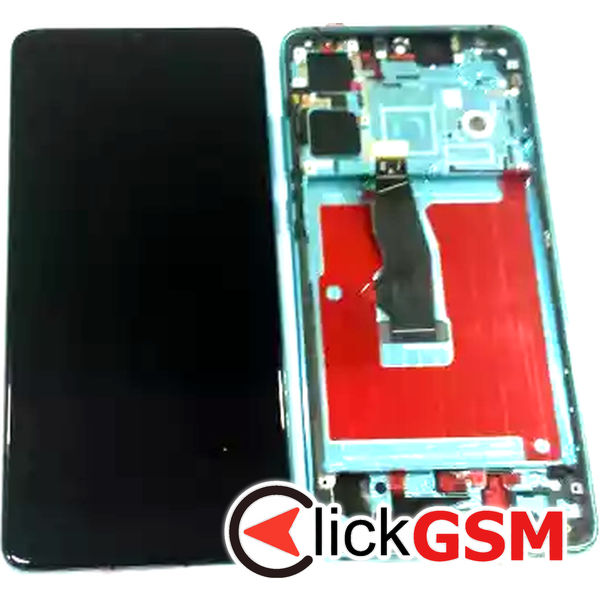 Piesa Piesa Display Cu Touchscreen Si Rama Negru Huawei P30 9l3