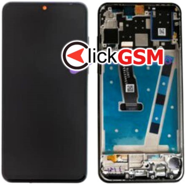 Piesa Display Cu Touchscreen Si Rama Negru Huawei P30 Lite 3c10