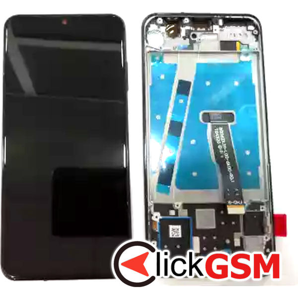 Piesa Display Cu Touchscreen Si Rama Negru Huawei P30 Lite Akx