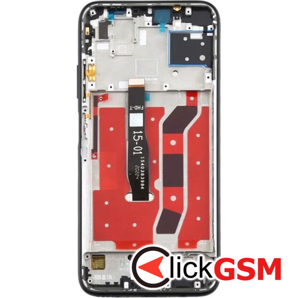 Piesa Display Cu Touchscreen Si Rama Negru Huawei P40 Lite 41c0