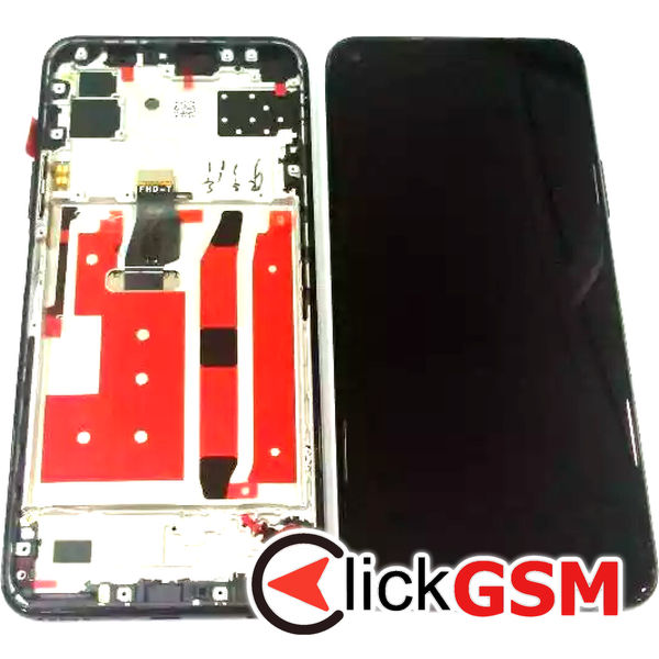 Piesa Display Cu Touchscreen Si Rama Negru Huawei P40 Lite 5g D0f