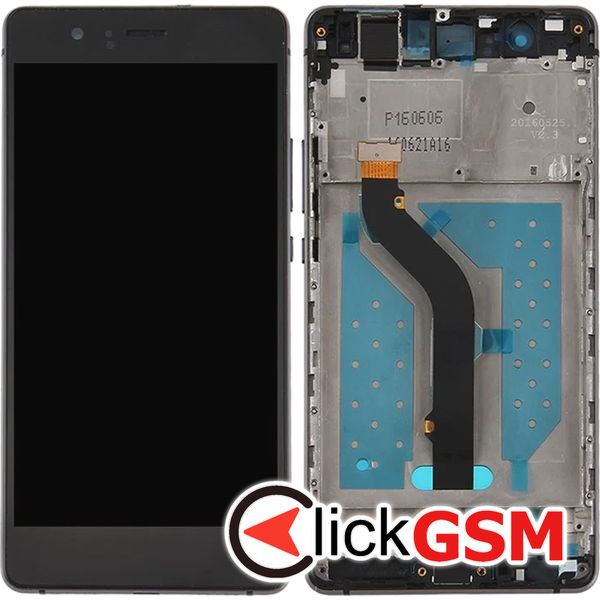 Piesa Display Cu Touchscreen Si Rama Negru Huawei P9 Lite 4s9l