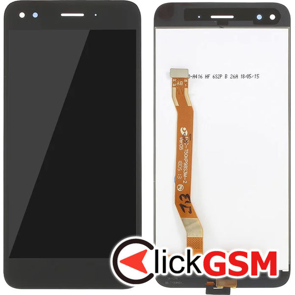 Piesa Piesa Display Cu Touchscreen Si Rama Negru Huawei P9 Lite Mini 4s9q