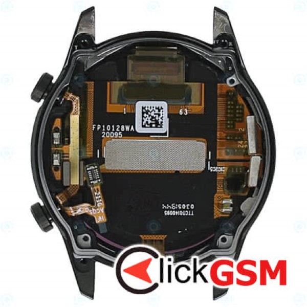 Piesa Display Cu Touchscreen Si Rama Negru Huawei Watch Gt2 46mm 1lsp