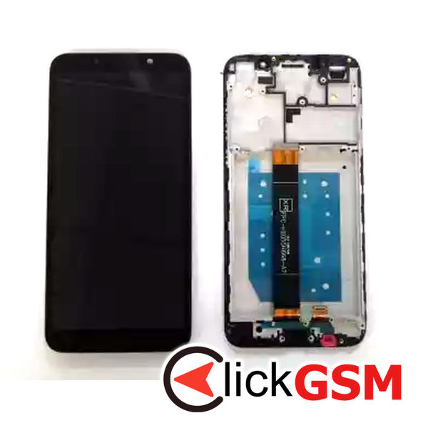 Piesa Display Cu Touchscreen Si Rama Negru Huawei Y5 2018 213