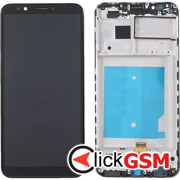 Piesa Piesa Display Cu Touchscreen Si Rama Negru Huawei Y7 4sdw