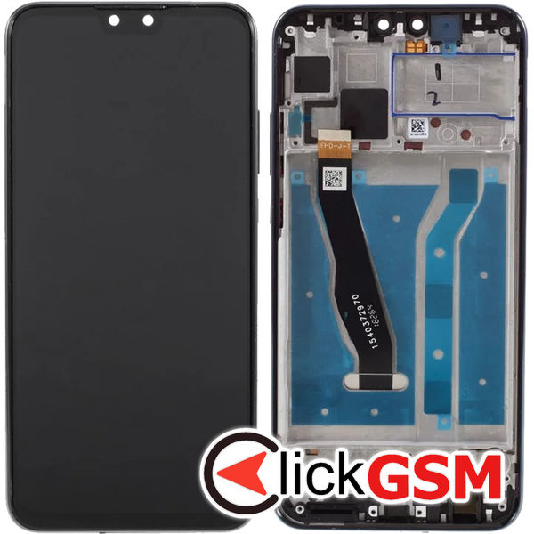 Piesa Display Cu Touchscreen Si Rama Negru Huawei Y9 2018 4sf2