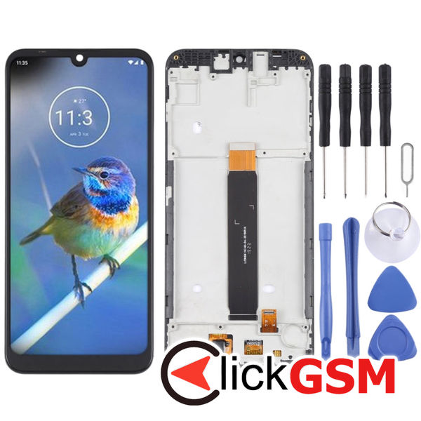 Piesa Display Cu Touchscreen Si Rama Negru Lenovo K10 2019 2ukc