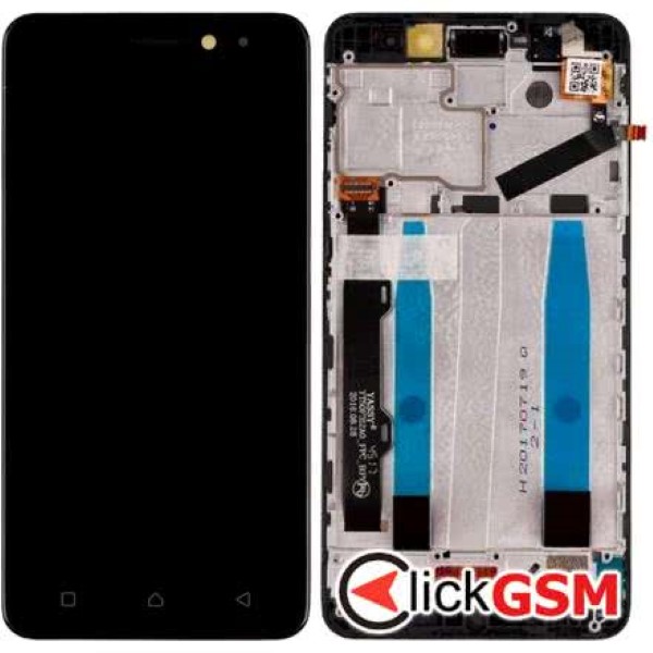 Piesa Piesa Display Cu Touchscreen Si Rama Negru Lenovo K6 1it5